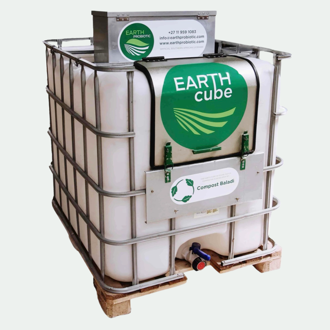 Earth cube flow bin